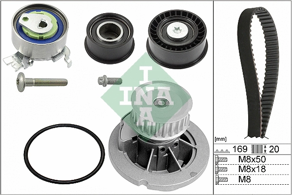Water Pump & Timing Belt Kit (530 0078 32)
