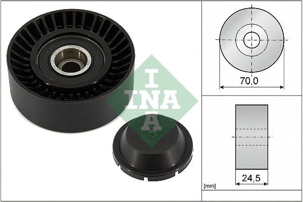 Deflection/Guide Pulley, V-ribbed belt (532 0552 10)