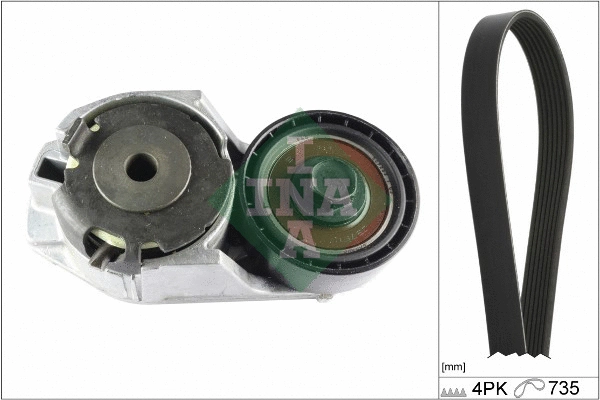 V-Ribbed Belt Set (529 0250 10)