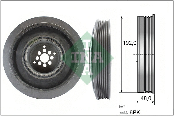 Belt Pulley, crankshaft (544 0102 10)