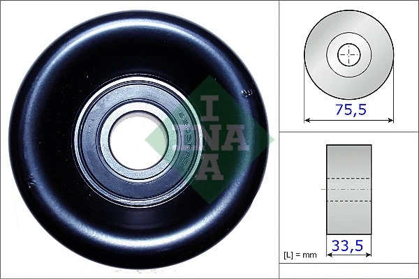 Tensioner Pulley, V-ribbed belt (531 0827 10)