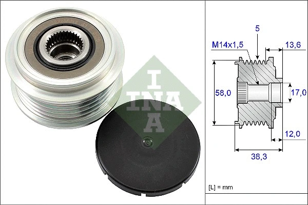 Alternator Freewheel Clutch (535 0184 10)