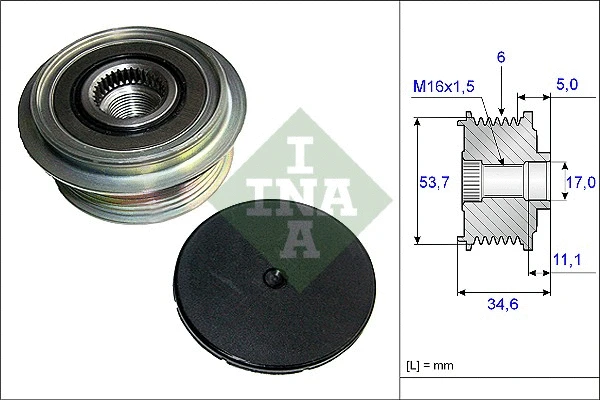 Alternator Freewheel Clutch (535 0125 10)