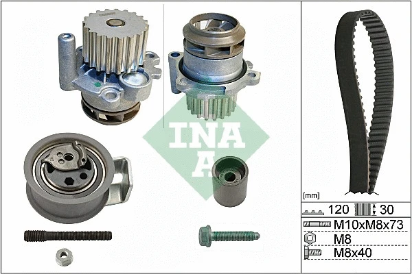 Water Pump & Timing Belt Kit (530 0091 30)
