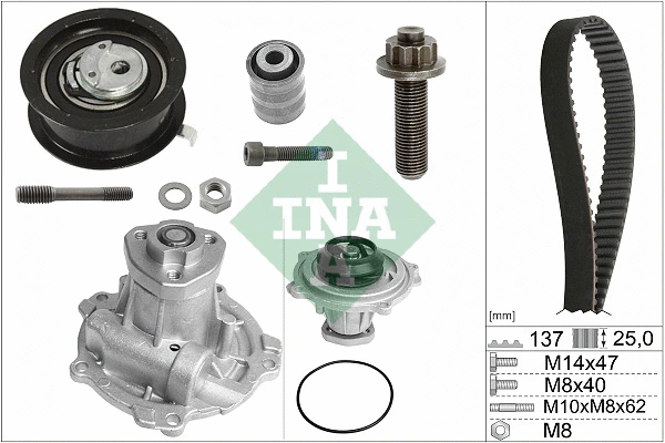 Water Pump & Timing Belt Kit (530 0377 31)