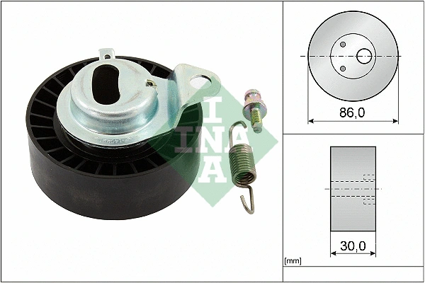 Tensioner Pulley, timing belt (531 0657 20)
