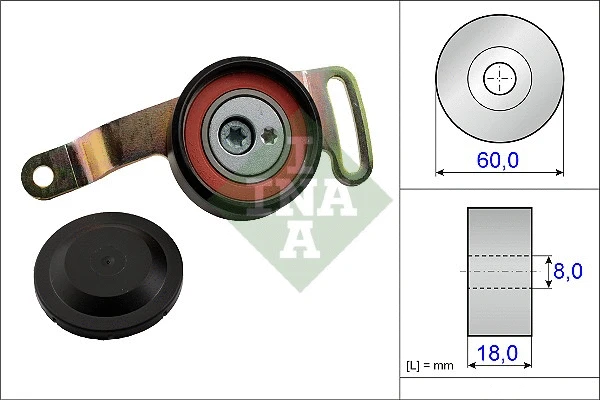 Belt Tensioner, V-ribbed belt (533 0078 10)