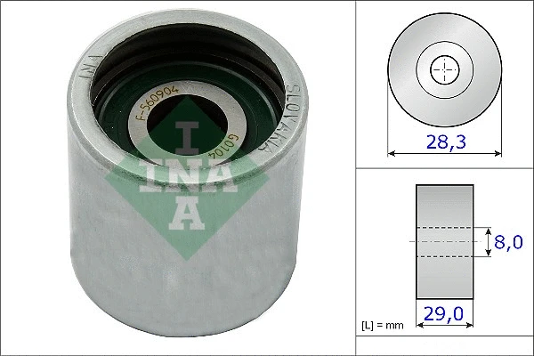 Deflection/Guide Pulley, timing belt (532 0522 10)