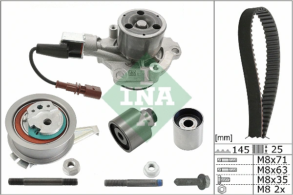 Water Pump & Timing Belt Kit (530 0759 30)