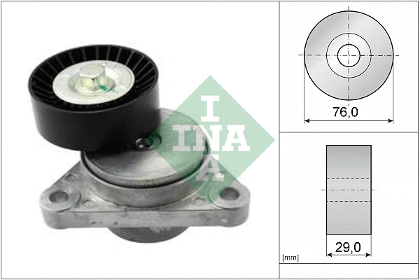 Belt Tensioner, V-ribbed belt (534 0290 10)