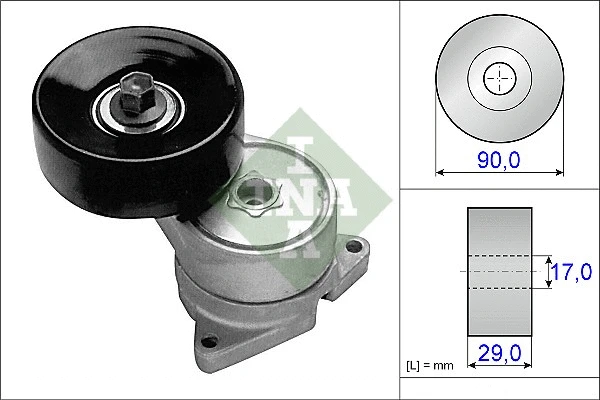 Belt Tensioner, V-ribbed belt (534 0233 10)