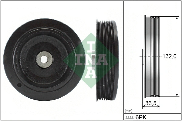 Belt Pulley, crankshaft (544 0007 10)
