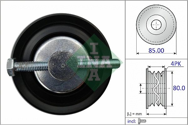 Tensioner Pulley, V-belt (531 0959 10)
