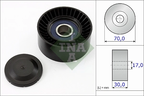 Tensioner Pulley, V-ribbed belt (531 0873 10)