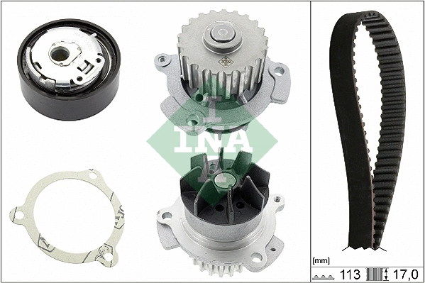 Water Pump & Timing Belt Kit (530 0663 30)