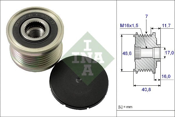 Alternator Freewheel Clutch (535 0080 10)