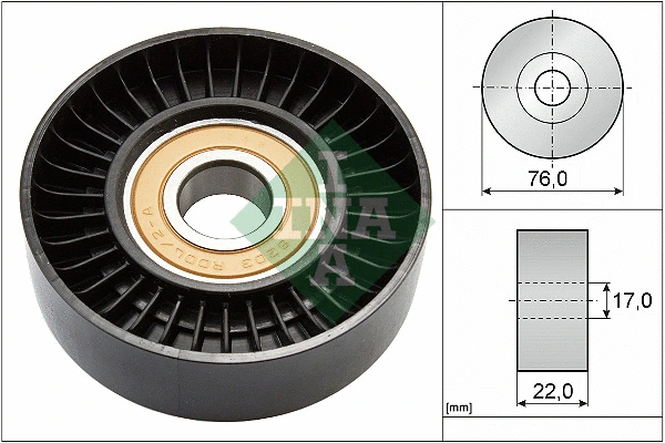 Tensioner Pulley, V-ribbed belt (531 0677 30)