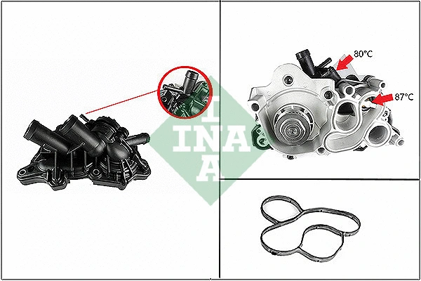 Water Pump, engine cooling (538 0889 10)