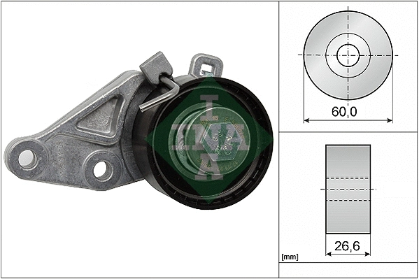 Tensioner Pulley, timing belt (531 0586 10)