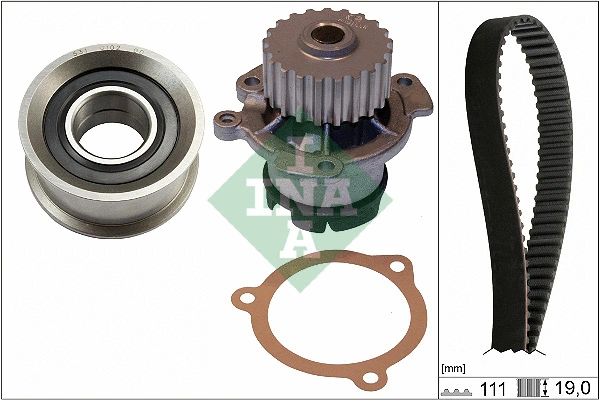 Water Pump & Timing Belt Kit (530 0287 31)