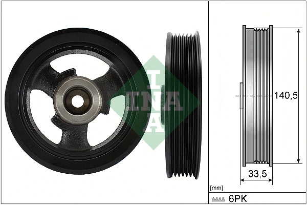 Belt Pulley, crankshaft (544 0149 10)