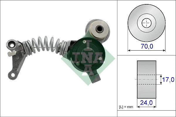 Belt Tensioner, V-ribbed belt (534 0419 10)