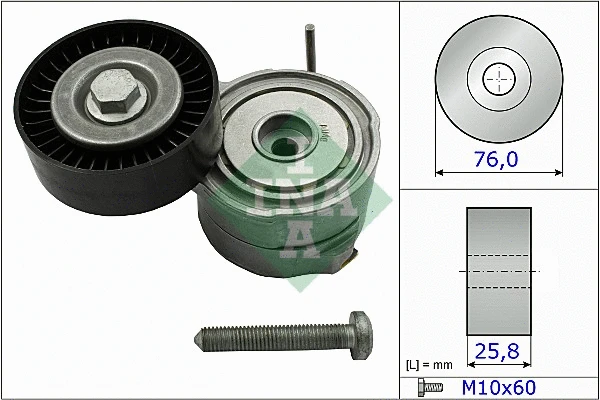 Belt Tensioner, V-ribbed belt (534 0375 10)
