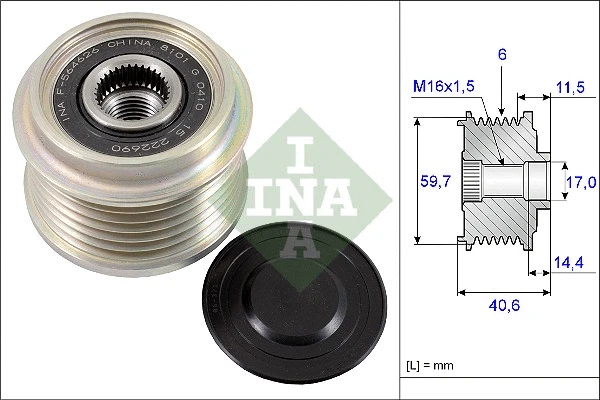 Alternator Freewheel Clutch (535 0227 10)
