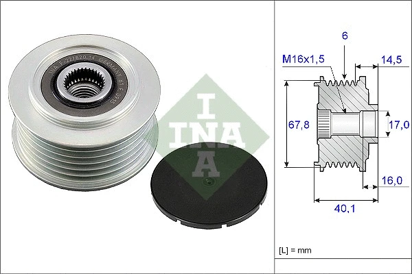 Alternator Freewheel Clutch (535 0047 10)