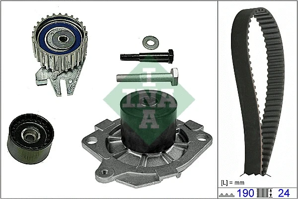Water Pump & Timing Belt Kit (530 0622 30)