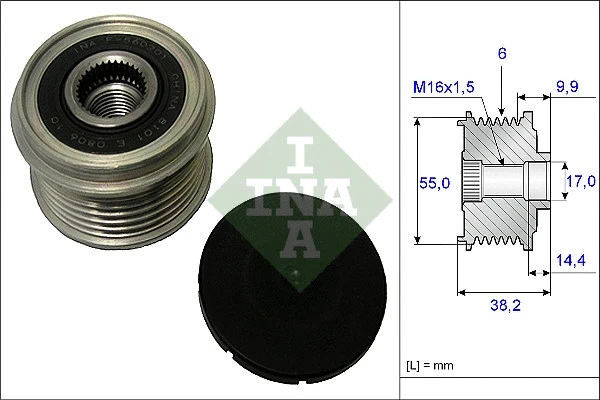 Alternator Freewheel Clutch (535 0216 10)