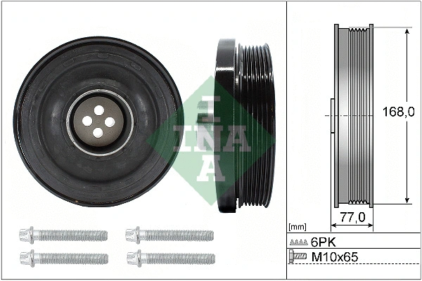 Belt Pulley Set, crankshaft (544 0130 20)