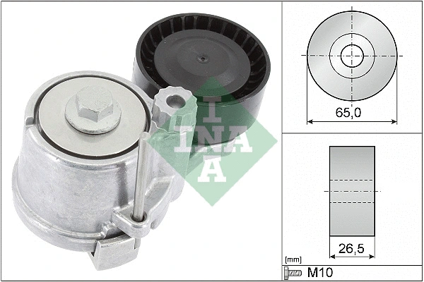 Belt Tensioner, V-ribbed belt (534 0661 10)
