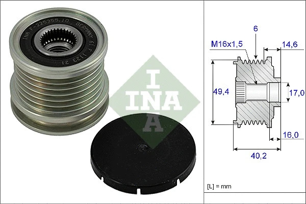 Alternator Freewheel Clutch (535 0001 10)
