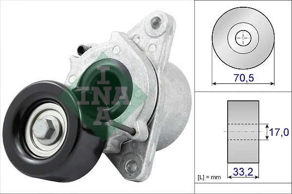 Belt Tensioner, V-ribbed belt (534 0435 10)