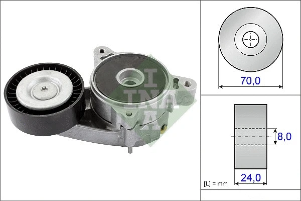 Belt Tensioner, V-ribbed belt (534 0361 10)