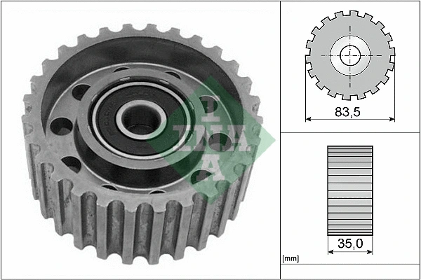 Deflection/Guide Pulley, timing belt (532 0098 20)