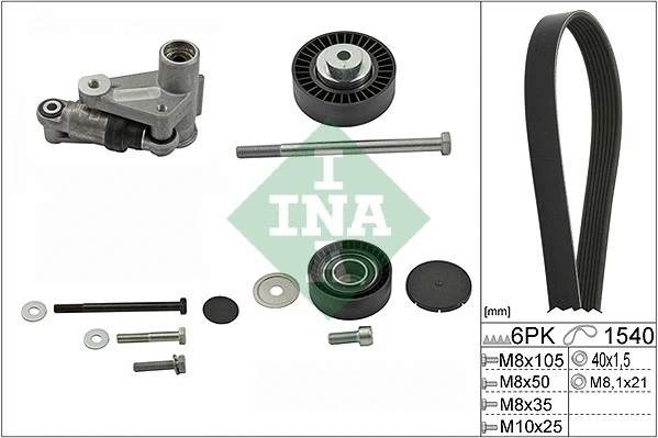 V-Ribbed Belt Set (529 0199 10)