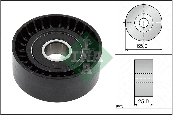 Deflection/Guide Pulley, V-ribbed belt (532 0892 10)