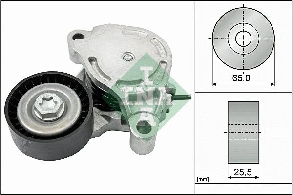 Belt Tensioner, V-ribbed belt (534 0571 10)