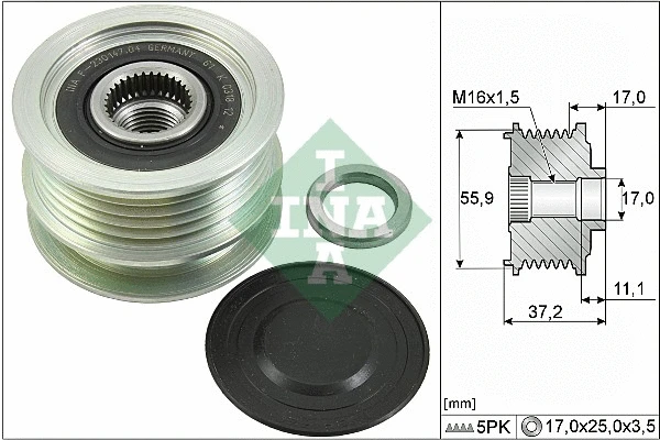 Alternator Freewheel Clutch (535 0116 10)