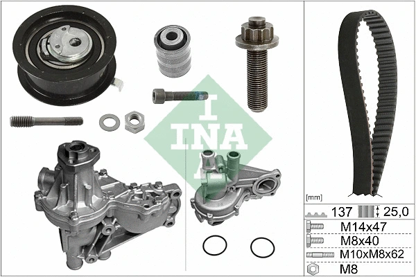 Water Pump & Timing Belt Kit (530 0377 32)