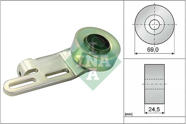 Tensioner Pulley, V-ribbed belt (531 0239 10)