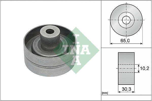 Deflection/Guide Pulley, V-ribbed belt (532 0910 10)
