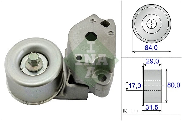 Belt Tensioner, V-ribbed belt (534 0477 10)