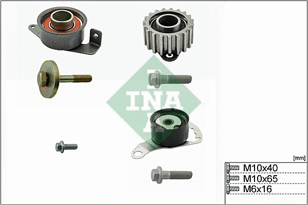 Pulley Kit, timing belt (530 0104 09)