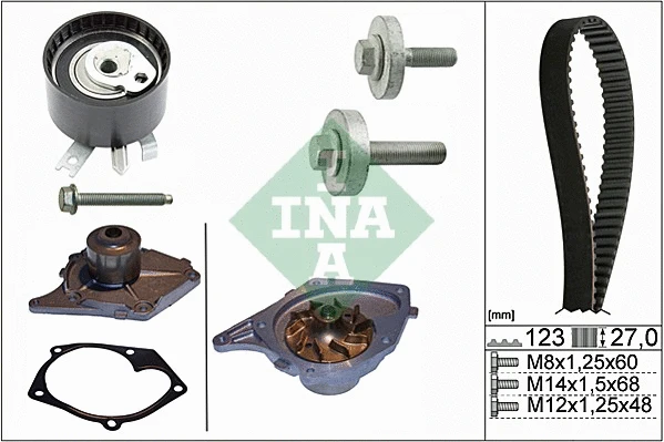 Water Pump & Timing Belt Kit (530 0197 30)