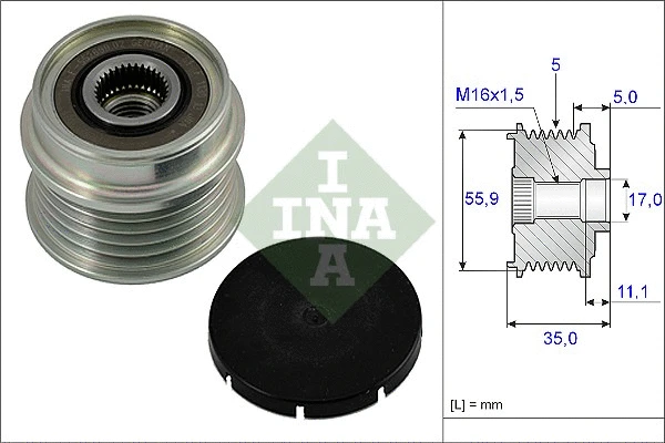 Alternator Freewheel Clutch (535 0005 10)