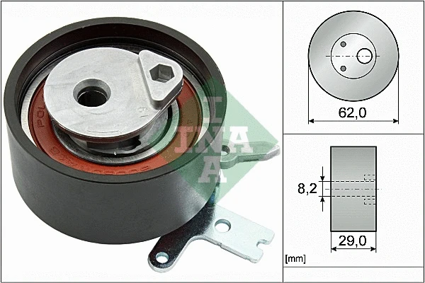 Tensioner Pulley, timing belt (531 0897 10)