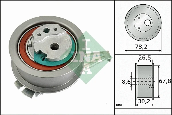 Tensioner Pulley, timing belt (531 0894 10)